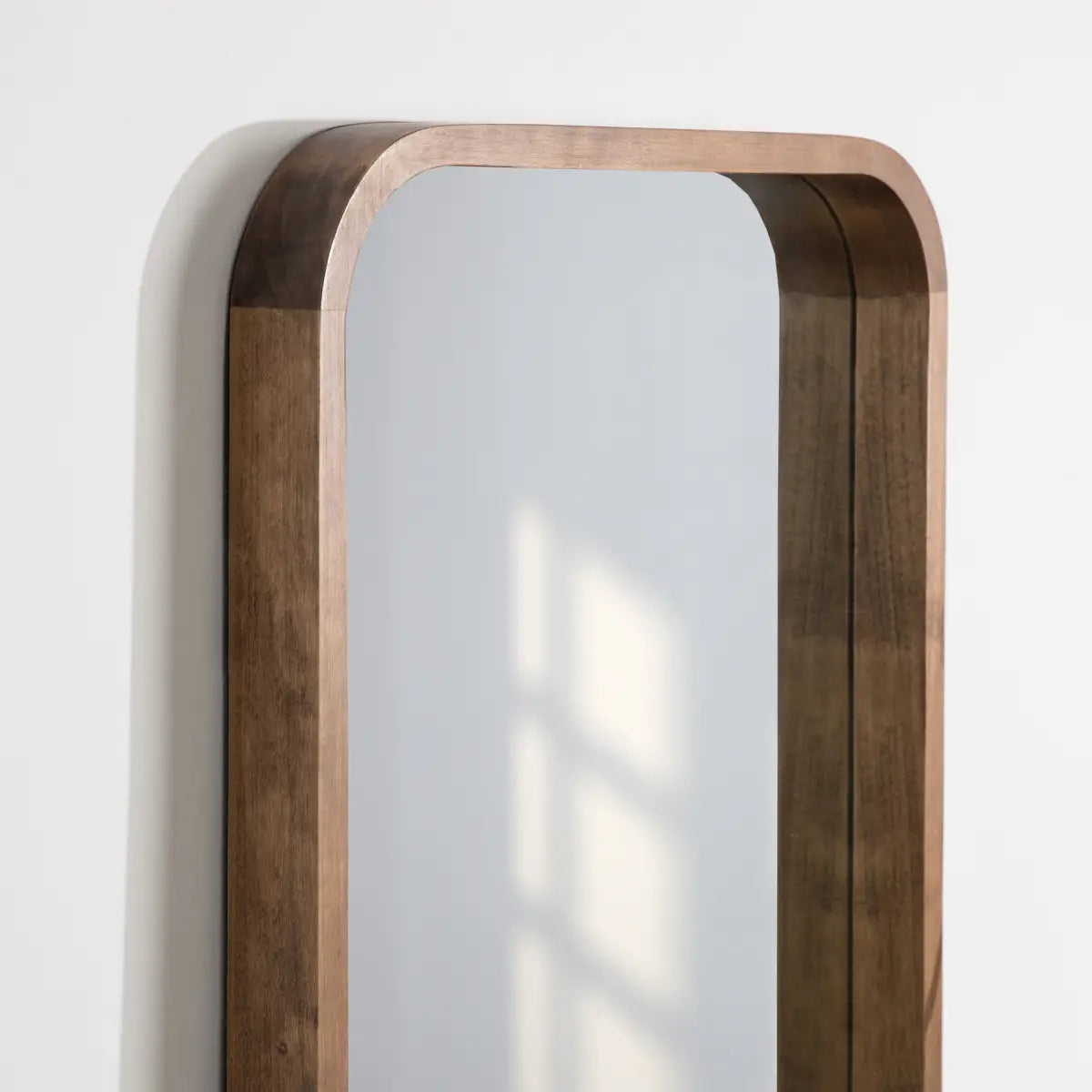 Hutton Rounded Rectangle Wood Mirror - kateandlaurel