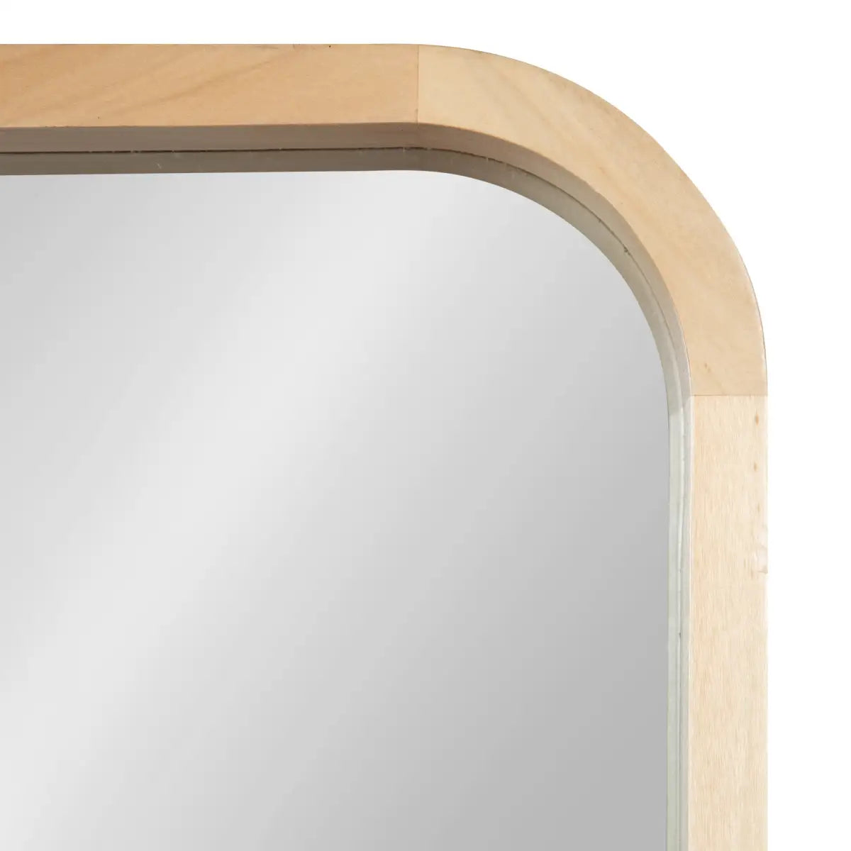 Hutton Rounded Rectangle Wood Mirror - kateandlaurel