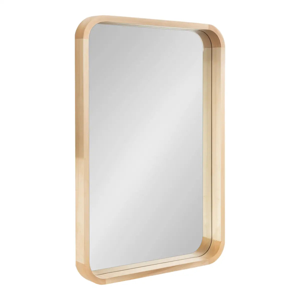 Hutton Rounded Rectangle Wood Mirror - kateandlaurel