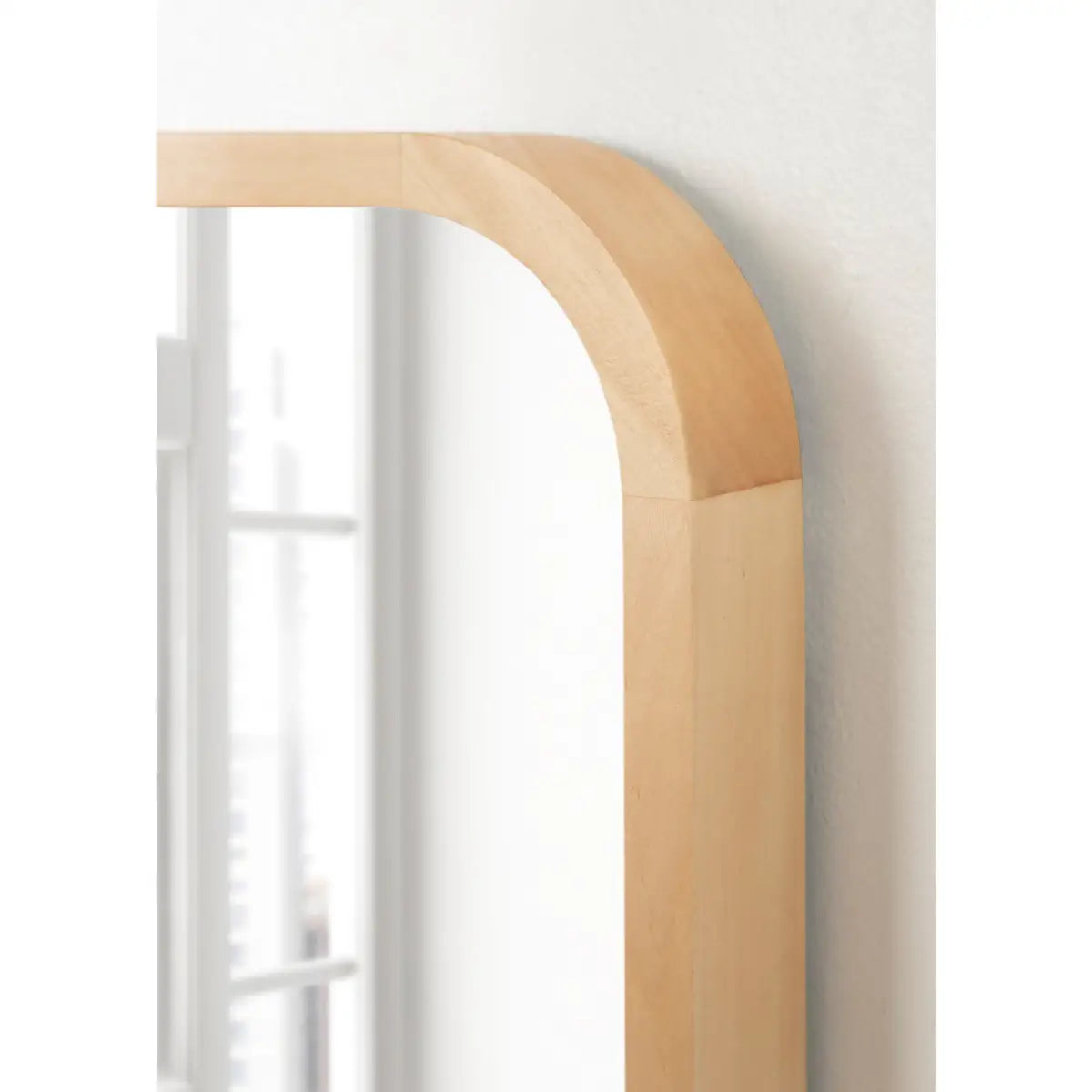 Hutton Rounded Rectangle Wood Mirror - kateandlaurel
