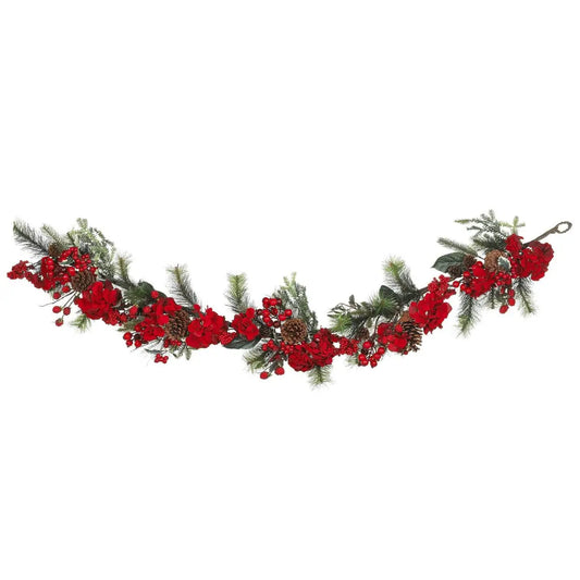 Hydrangea Garland - Nearly Natural