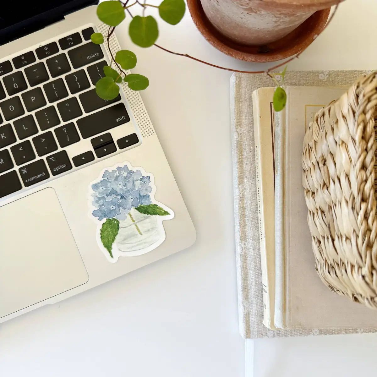 Hydrangea Vinyl Sticker - emily lex studio