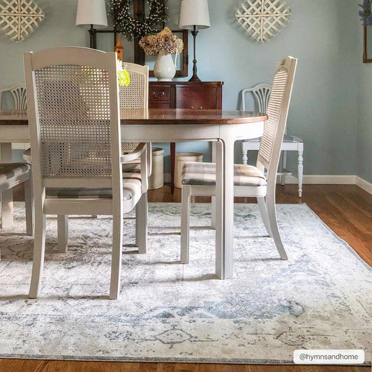 Ivory Hera Washable Area Rug - Boutique Rugs