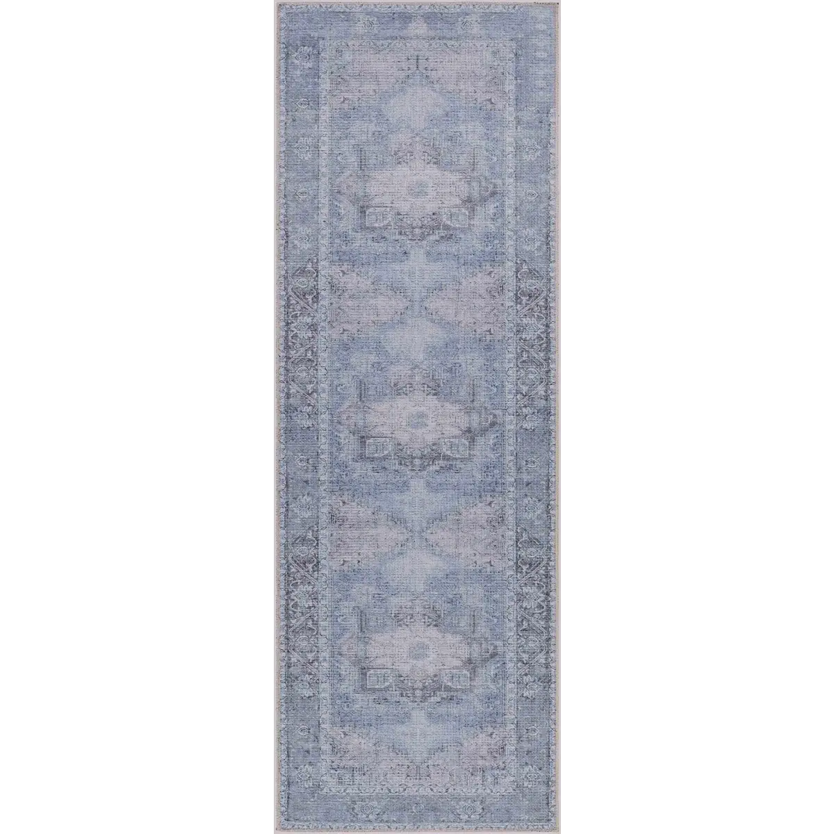 Ice Blue Nisa Washable Rug - Boutique Rugs