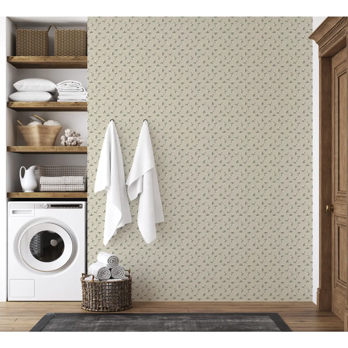 Idalie Wallpaper - Clover in Bloom - by Grateful Artsy Soul - Loomwell Home Goods