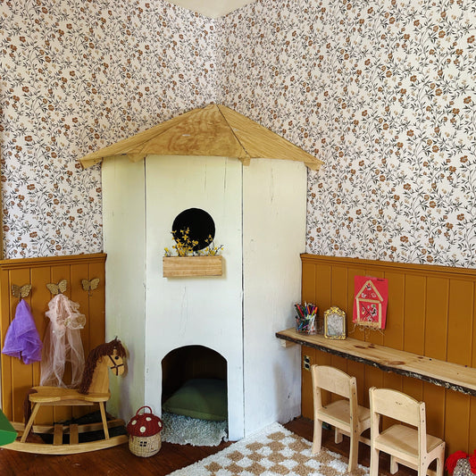 Prim Wallpaper by Lisee Ree Designs - Loomwell Home Goods