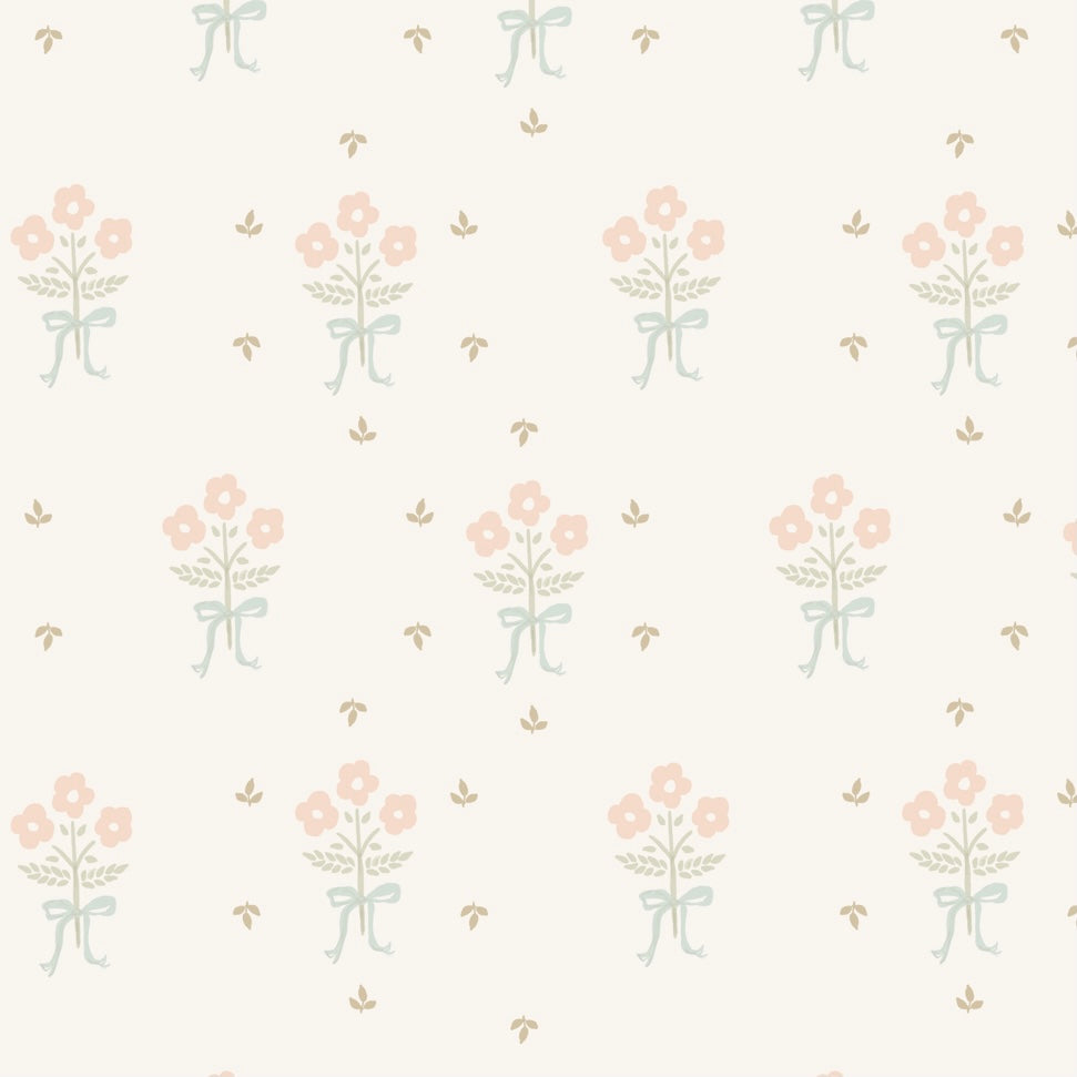 Clementine Wallpaper by Celeste Clark - Sample 1 foot by 1 foot / Small Scale - Loomwell Home Goods