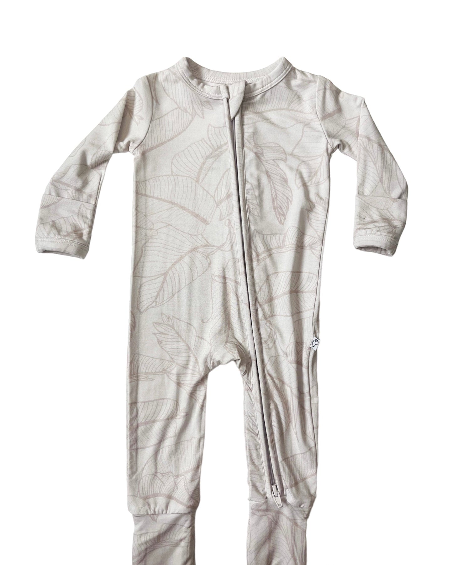 Jungle Leaf | Bamboo Zip Romper