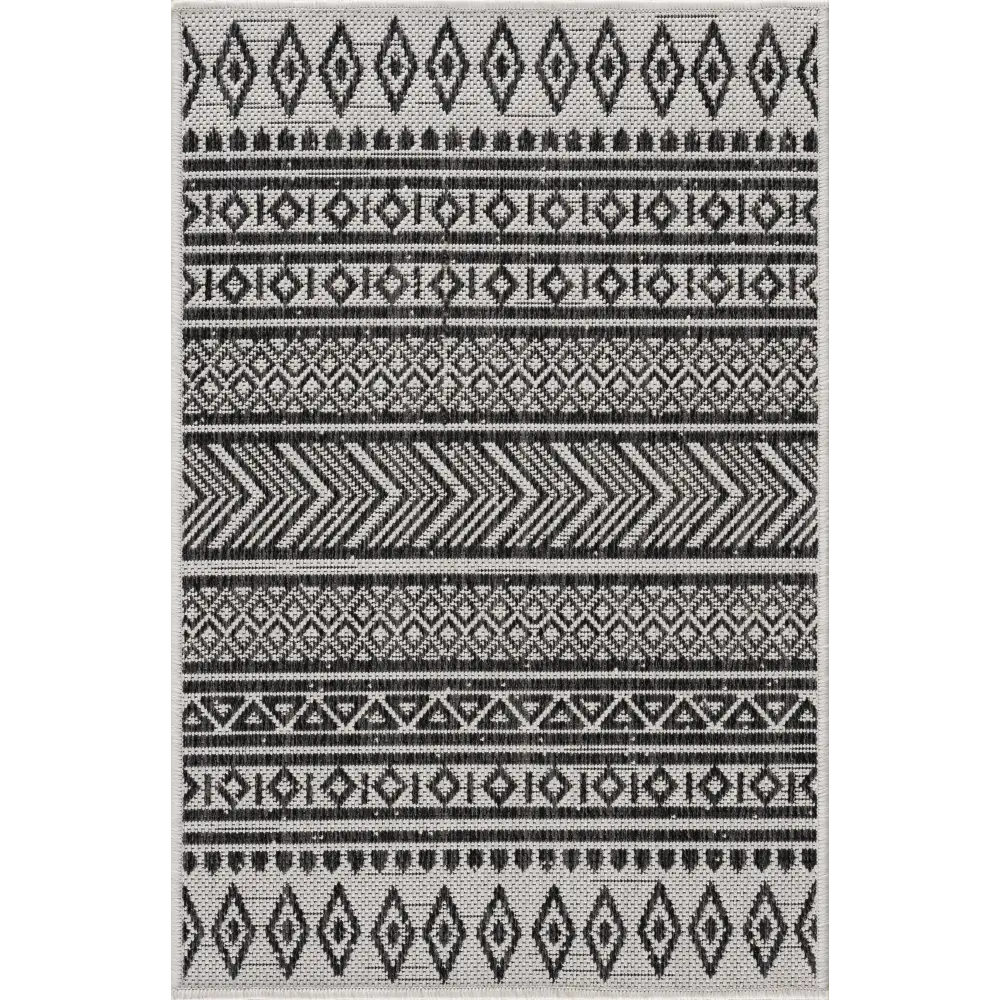 Imboden Black&White Outdoor Rug - Boutique Rugs