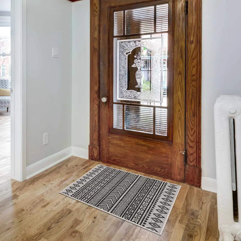 Imboden Black&White Outdoor Rug - Boutique Rugs