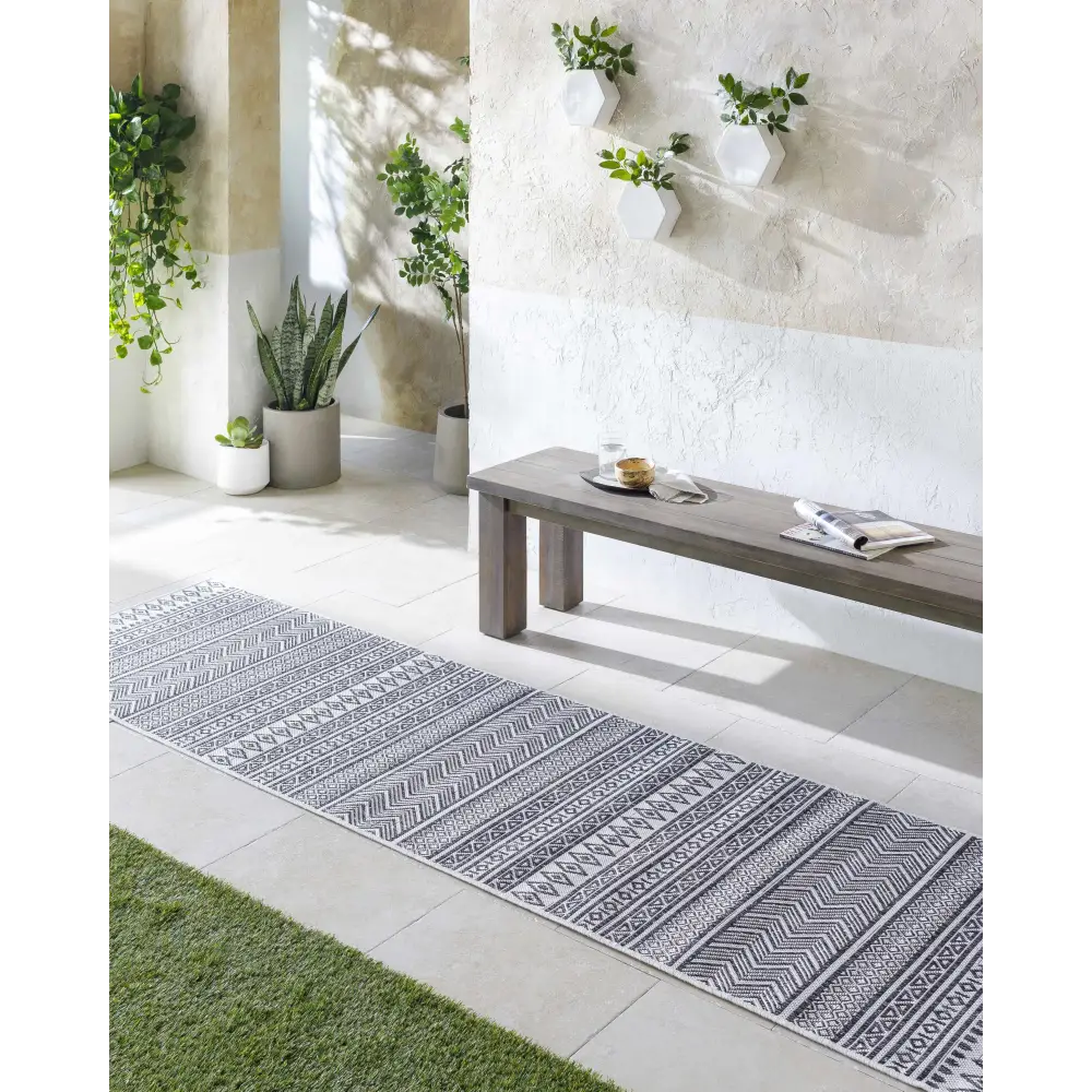 Imboden Black&White Outdoor Rug - Boutique Rugs