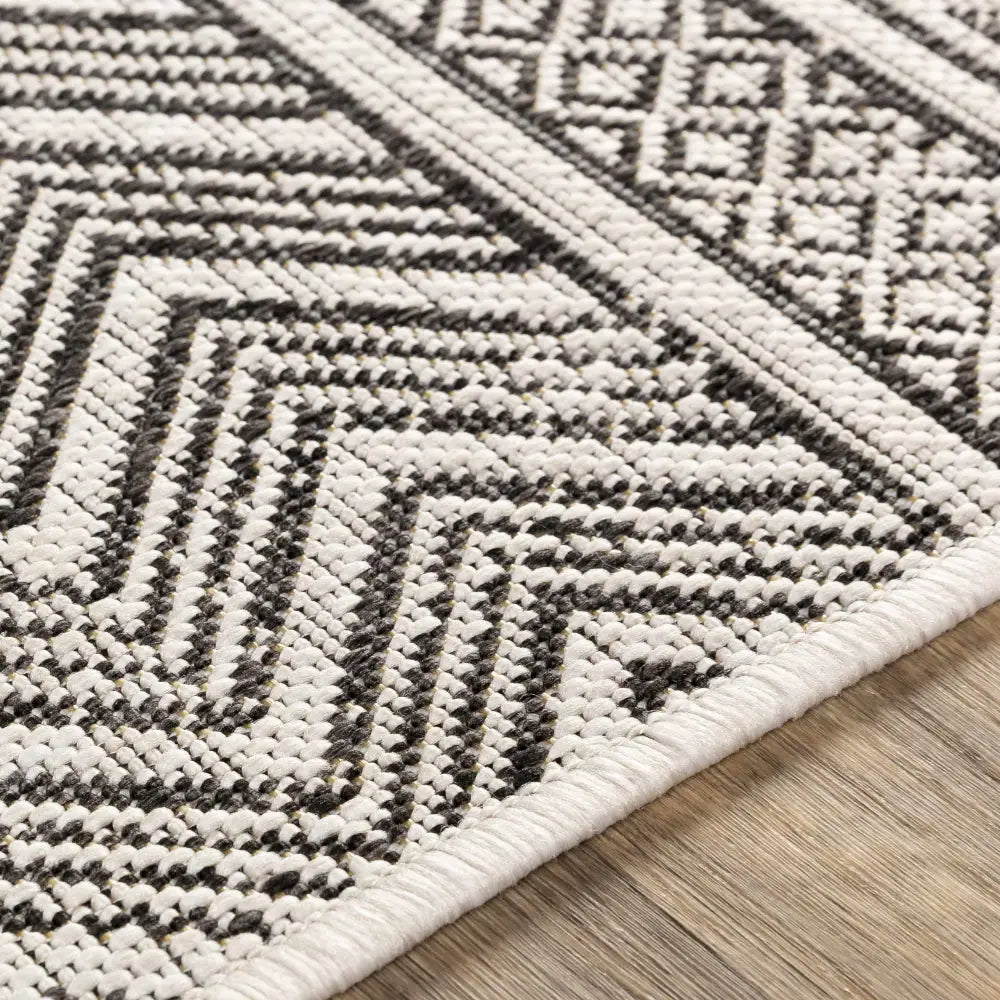 Imboden Black&White Outdoor Rug - Boutique Rugs