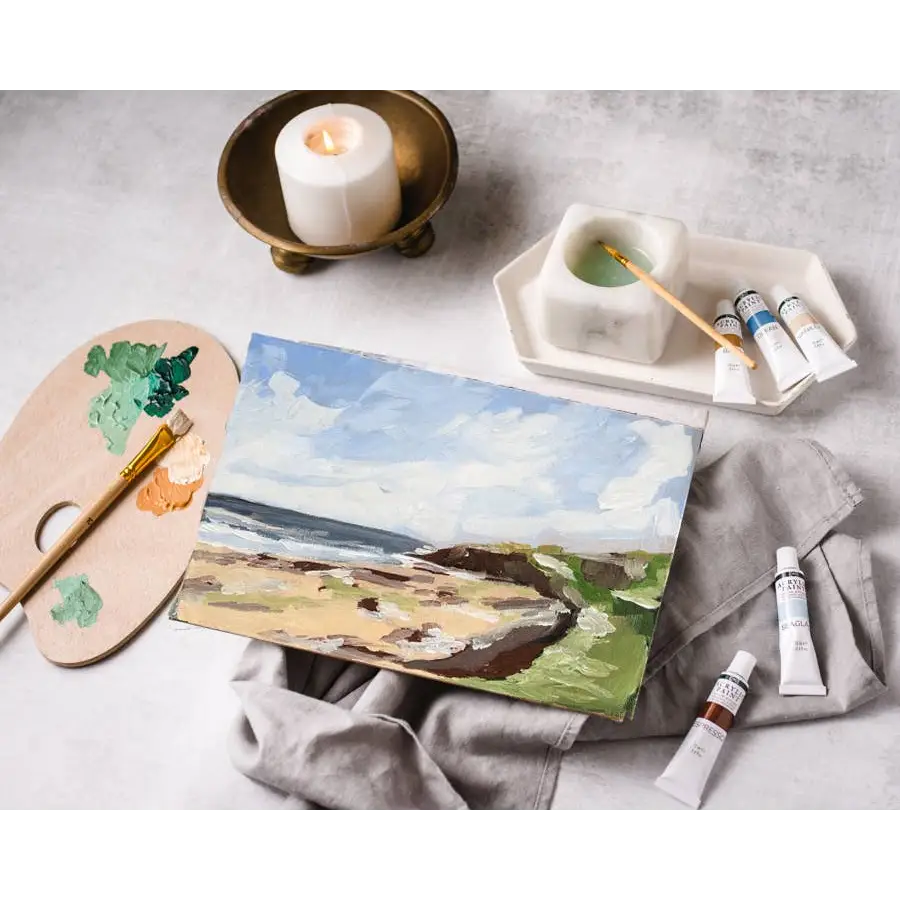 Impressionism Painting Kit - Seashore Path - Cate Paper Co.