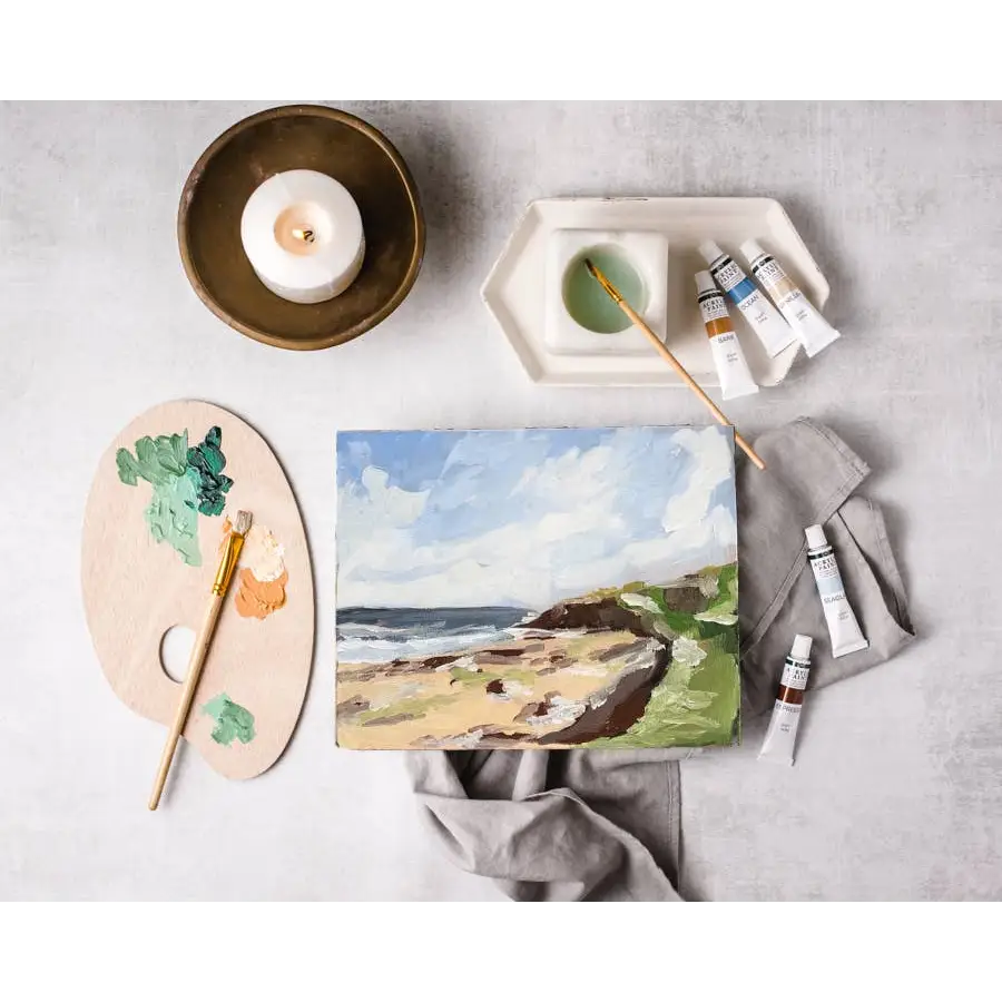 Impressionism Painting Kit - Seashore Path - Cate Paper Co.