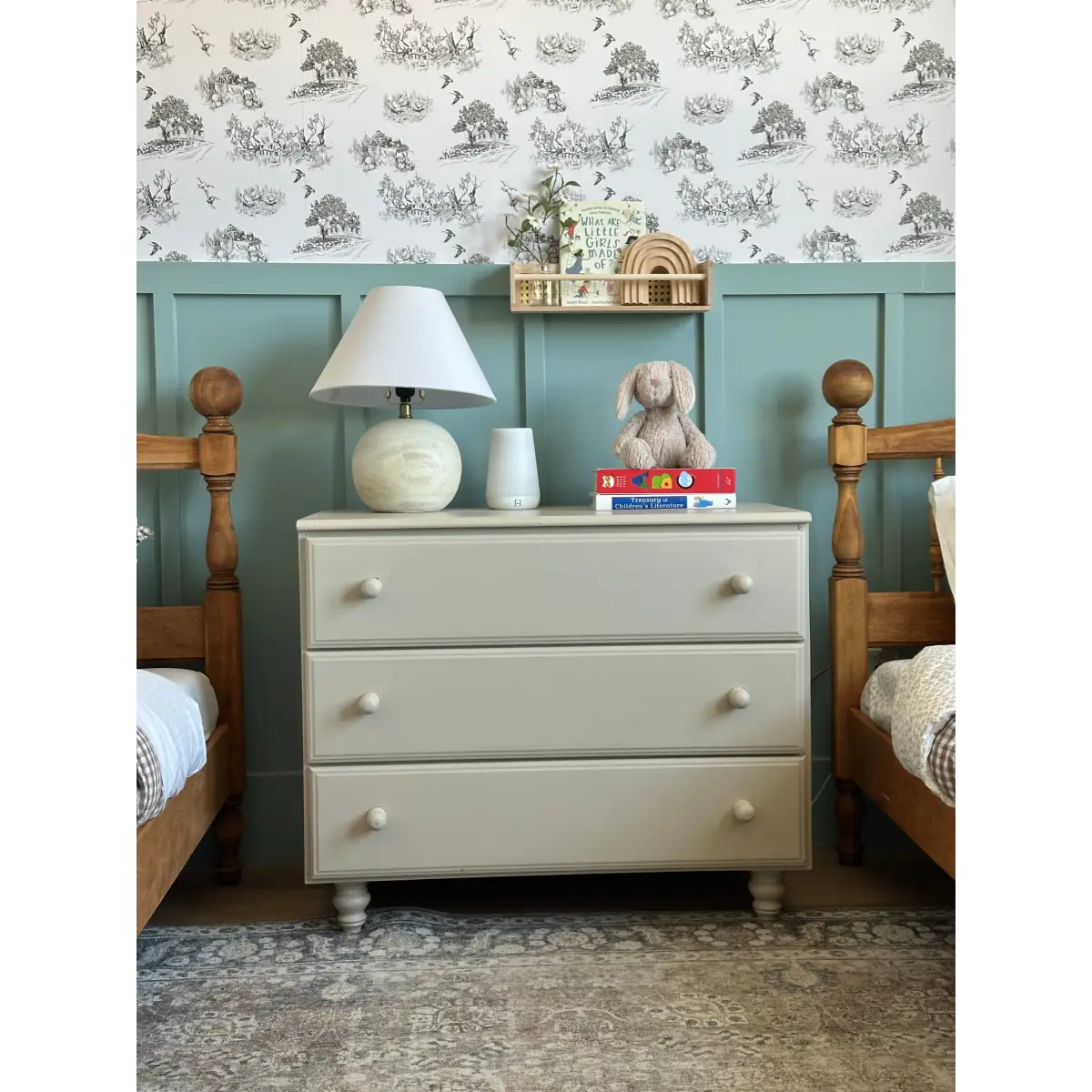 Ingalls Wallpaper - Country Toile - Loomwell Home Goods