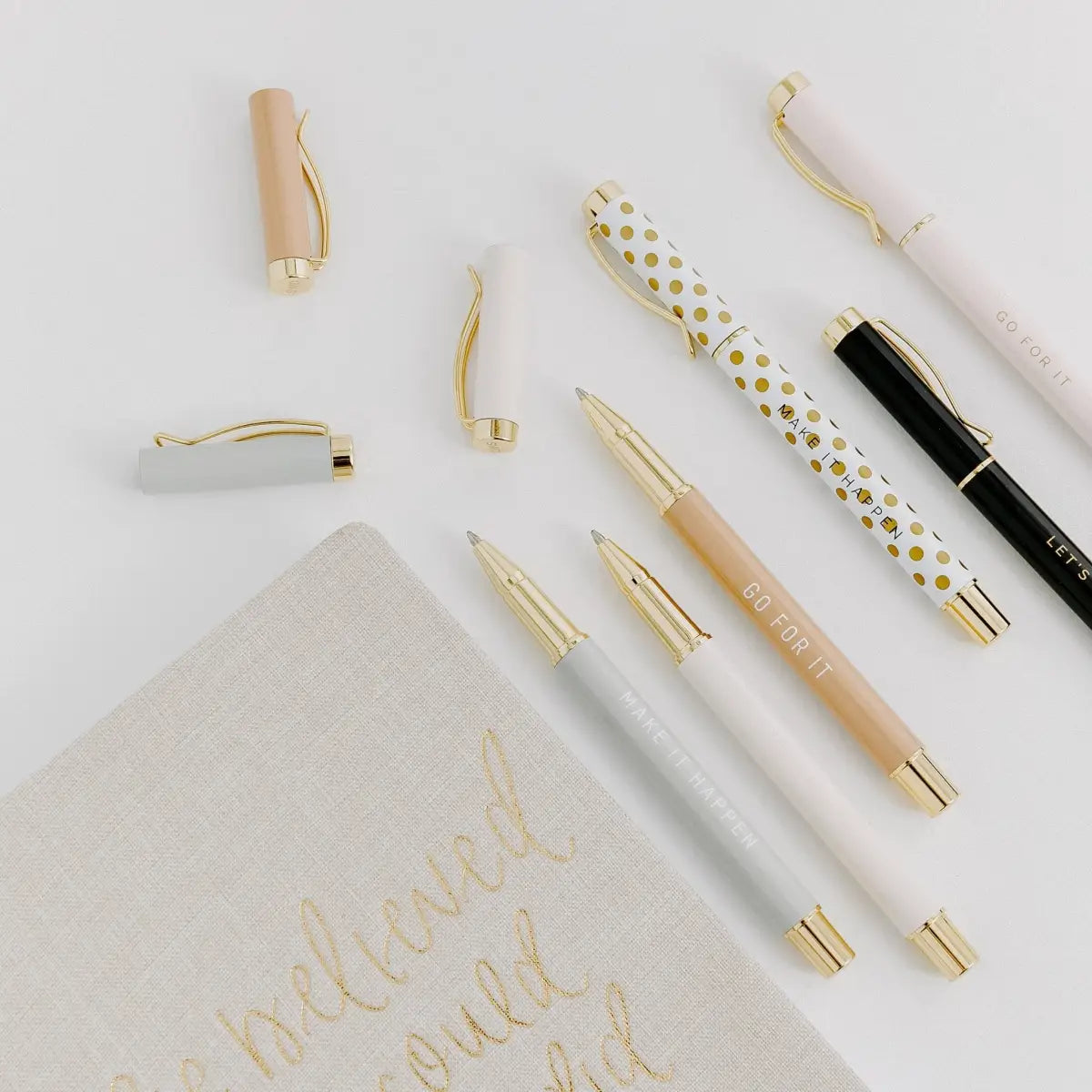 Inspirational Metal Pen Set - Sweet Water Decor