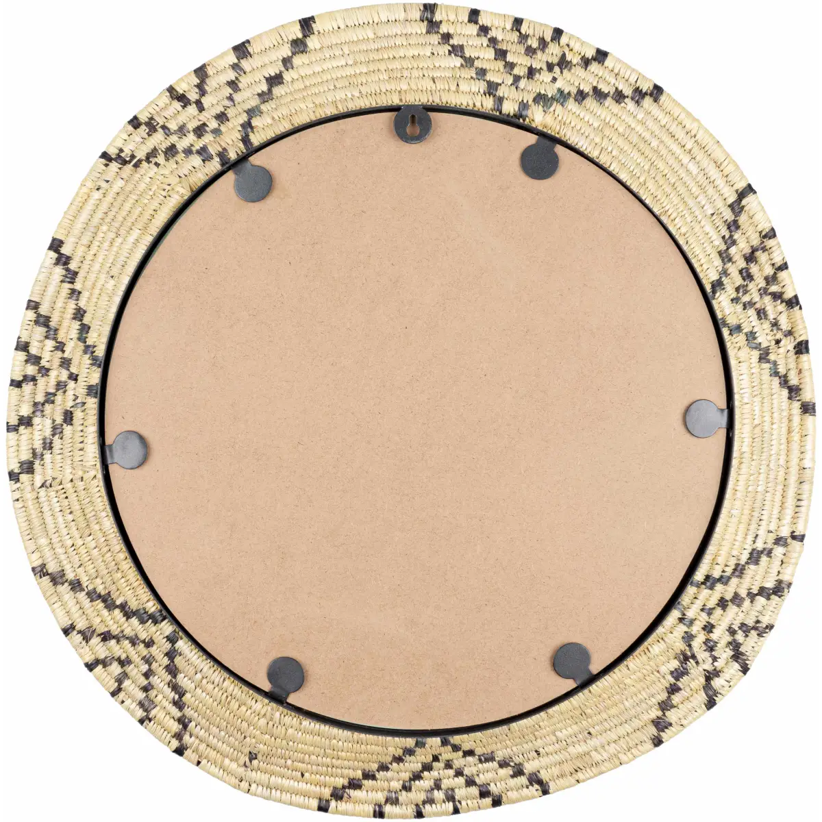 Ipilan Moonj Grass Starburst Round Mirror - 24’’H x 24’’W Round - Boutique Rugs