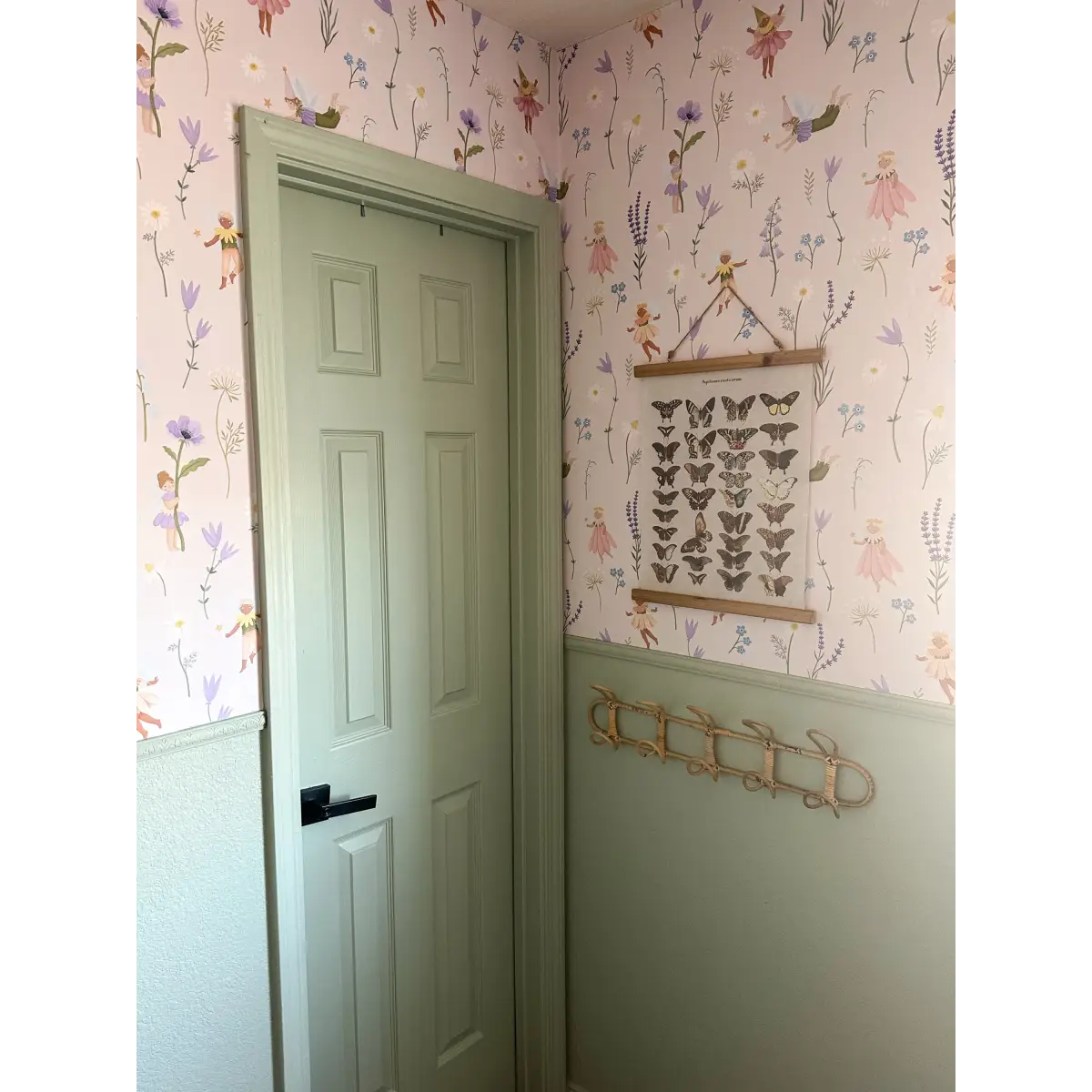 Iridessa Wallpaper - Fairies and Flowers for Kids - Loomwell Home Goods