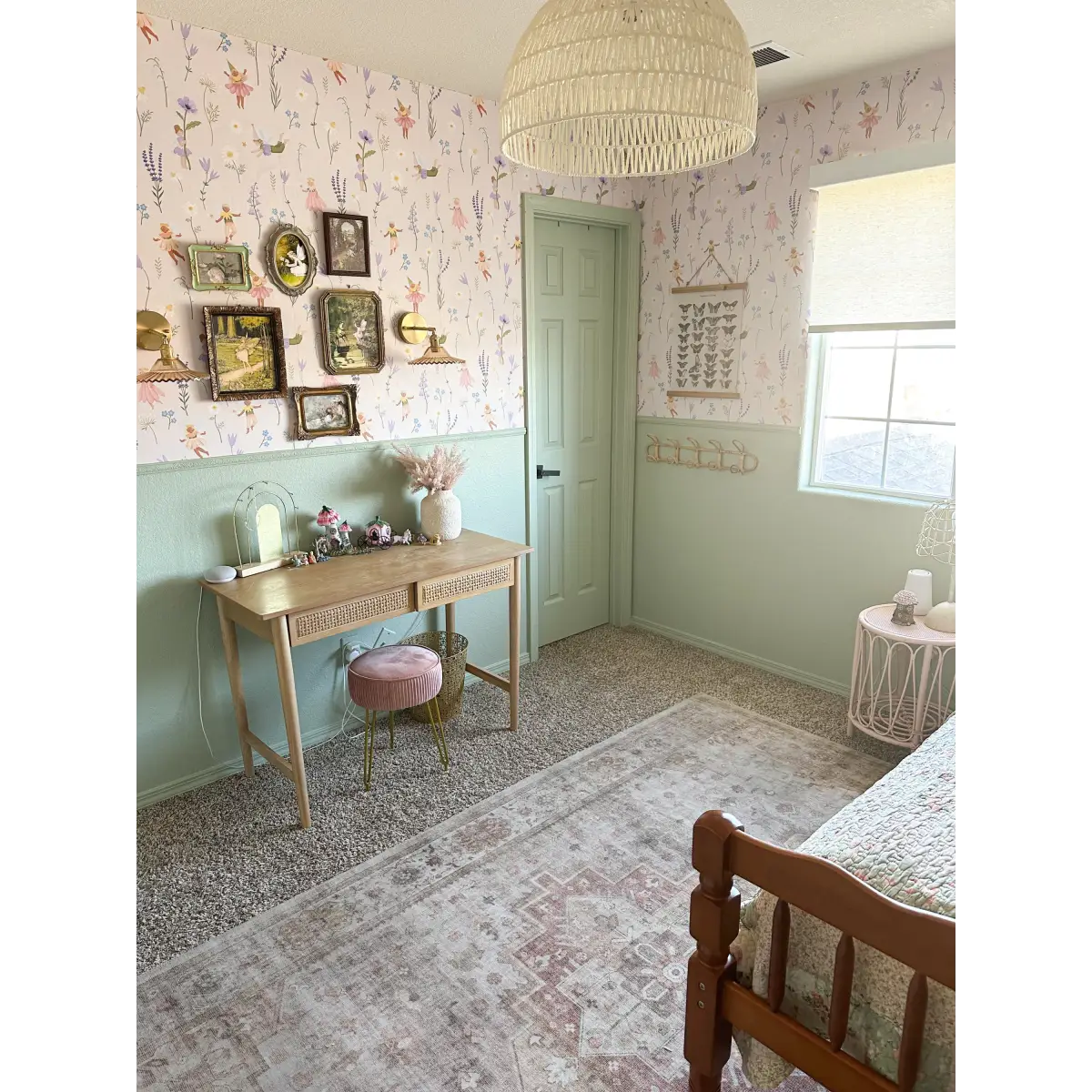 Iridessa Wallpaper - Fairies and Flowers for Kids - Loomwell Home Goods