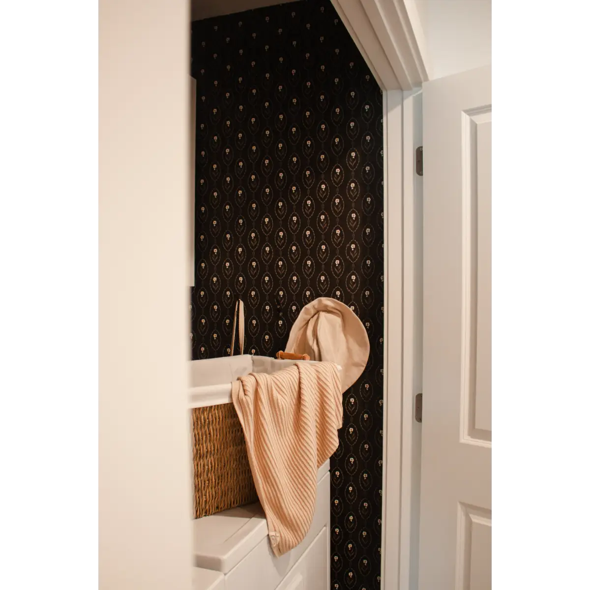 Isabella Wallpaper - Tiny Framed Flowers - by Lisee Ree - Loomwell Home Goods
