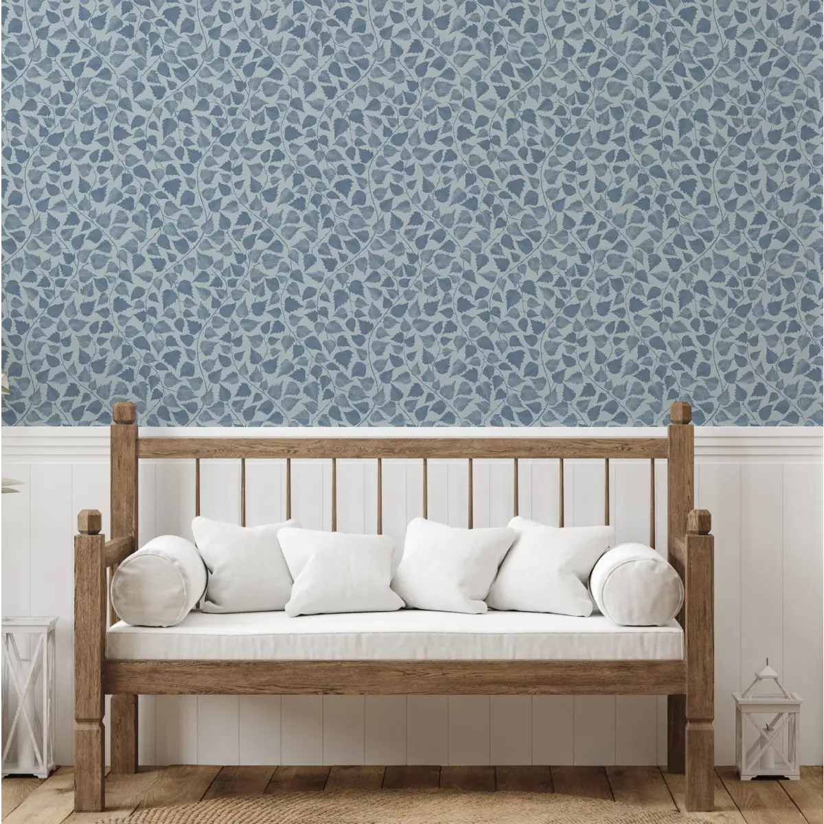 Iveline Wallpaper - Leaf Textures - by Marie Erstad Studio - Loomwell Home Goods