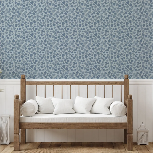 Iveline Wallpaper - Leaf Textures - by Marie Erstad Studio - Loomwell Home Goods