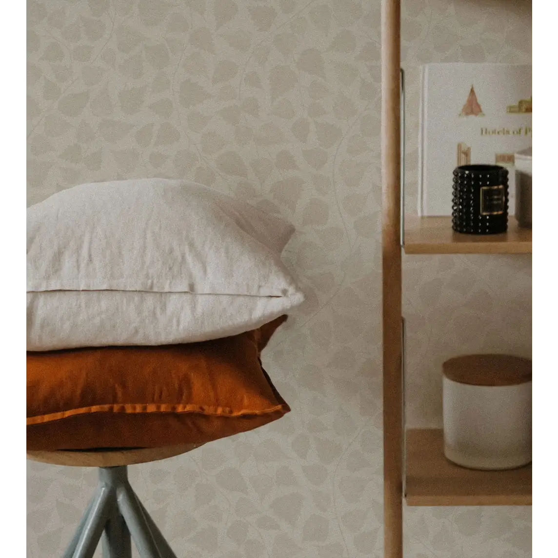 Iveline Wallpaper - Leaf Textures - by Marie Erstad Studio - Loomwell Home Goods
