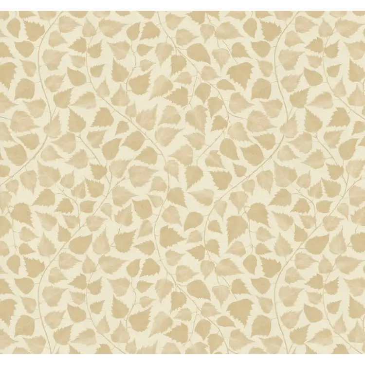 Iveline Wallpaper - Leaf Textures - by Marie Erstad Studio - Sample 1 foot by 1 foot / Golden - Loomwell Home Goods