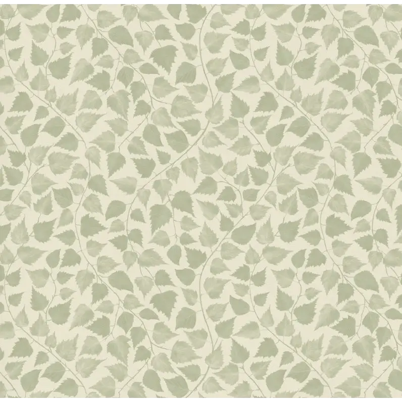 Iveline Wallpaper - Leaf Textures - by Marie Erstad Studio - Sample 1 foot by 1 foot / Light Green - Loomwell Home Goods