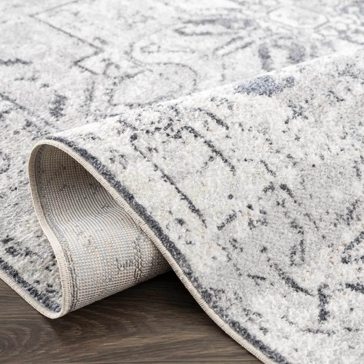Ivory Hera Washable Area Rug - Boutique Rugs