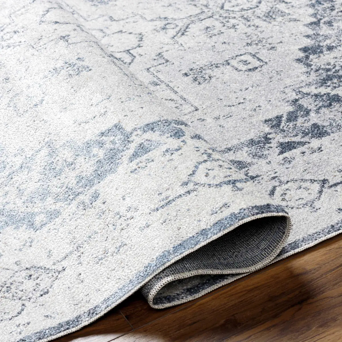 Ivory Hera Washable Area Rug - Boutique Rugs