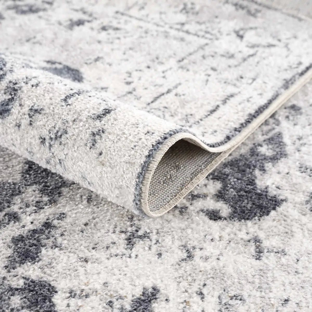 Ivory Hera Washable Area Rug - Boutique Rugs