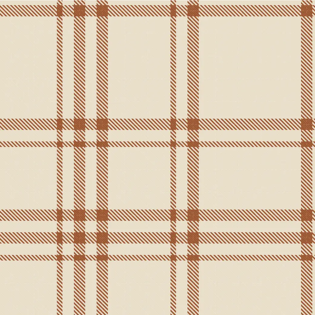 Jack Wallpaper - Classic Brown Plaid - Sample 1 foot by 1 foot - Loomwell Home Goods
