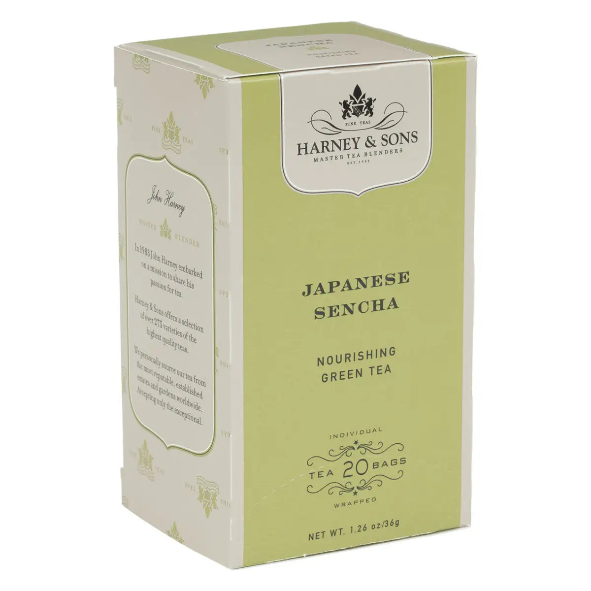 Japanese Sencha Tea - Box of 20 Premium Teabags - Teabags / Box of 20 Premium Teabags - Harney & Sons Fine Teas