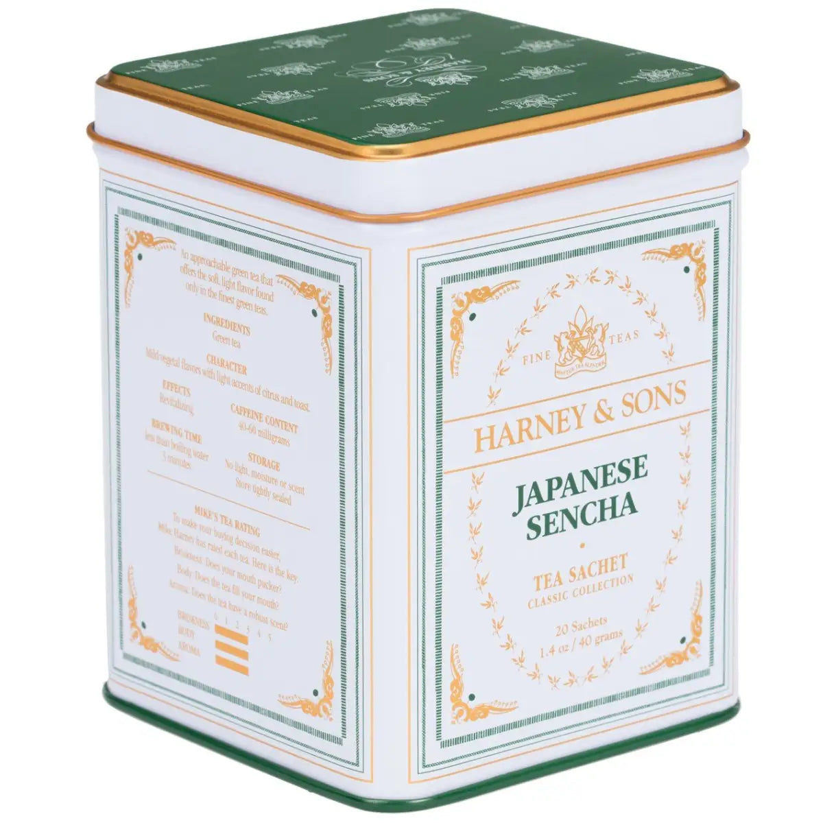 Japanese Sencha - Sachets / Tin of 20 Sachets - Harney & Sons Fine Teas