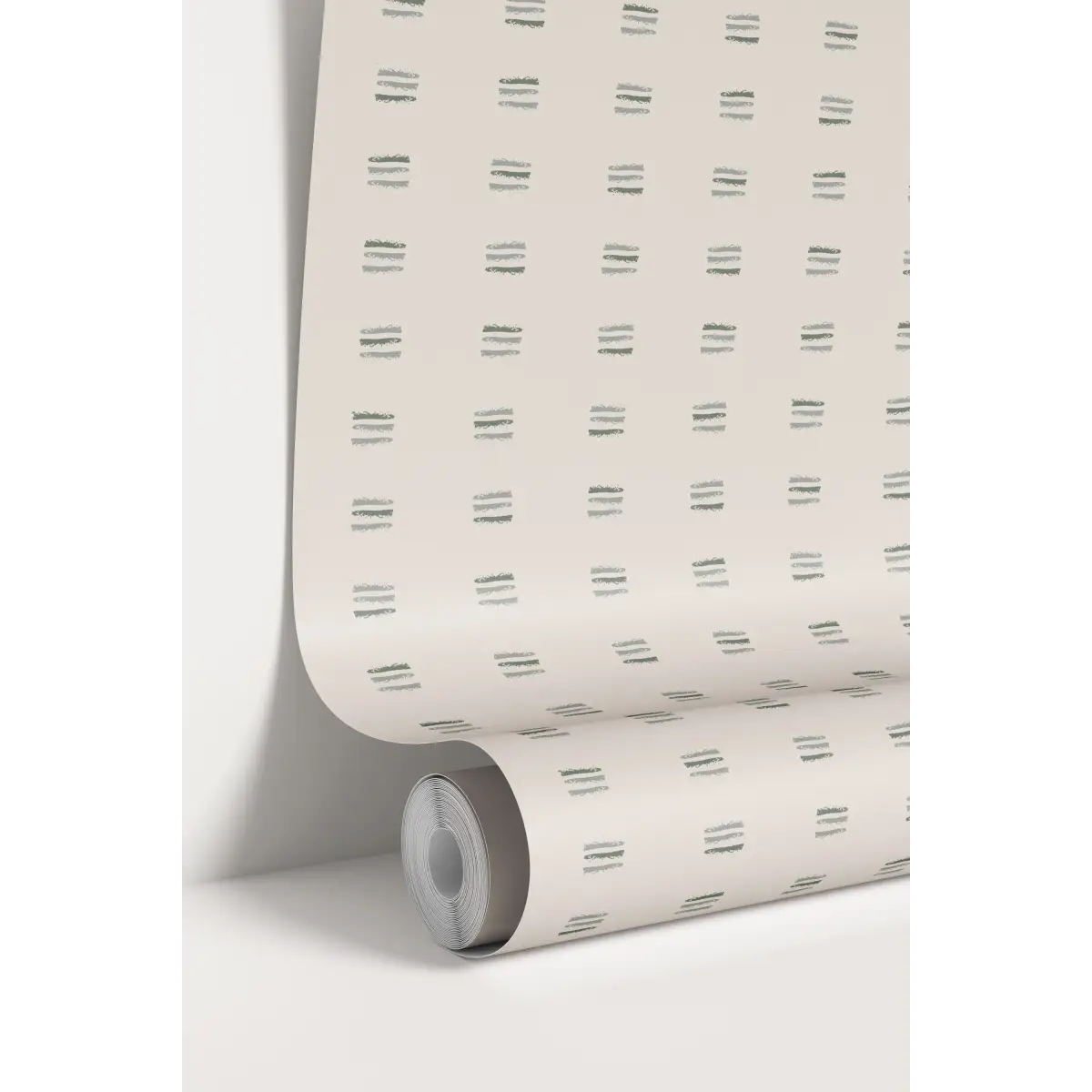Jasper Wallpaper - Gray Crayon Lines - by Melissa Johnson Design - Loomwell Home Goods