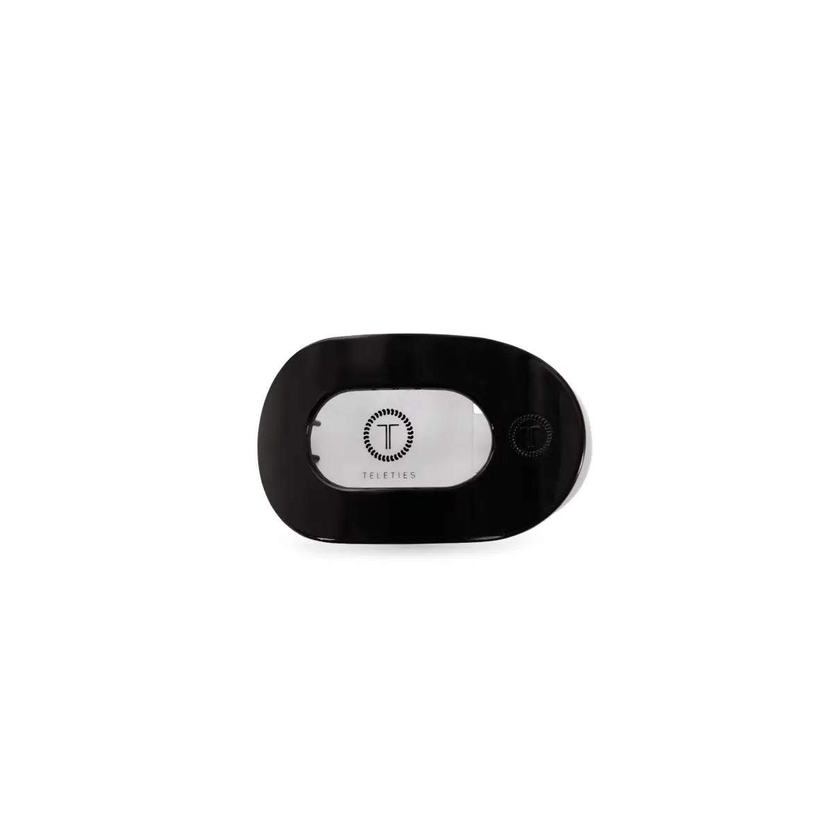 Flat Round Clip - Jet Black - Tiny - TELETIES