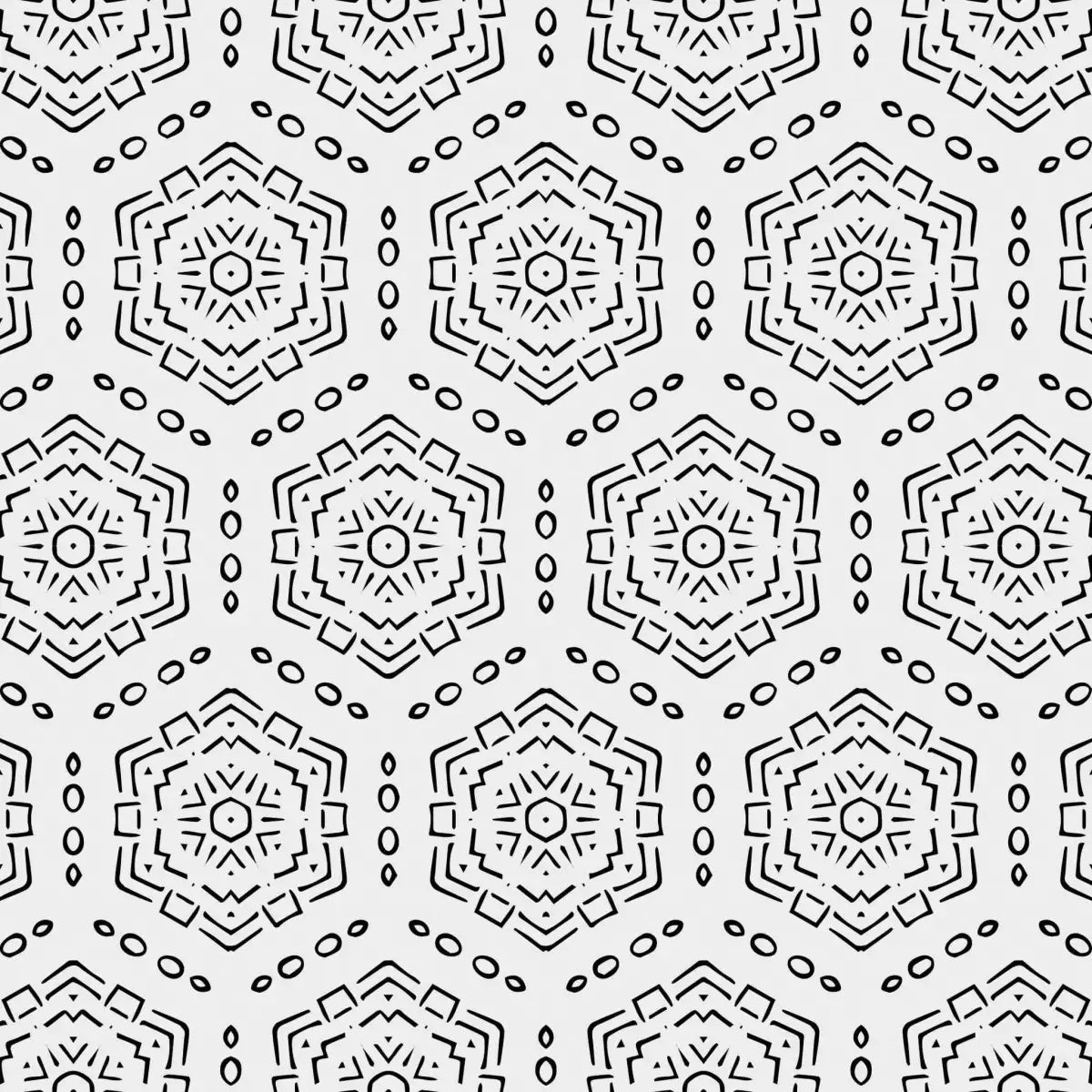 Jett Wallpaper - Geometric Tile Pattern - Sample 1 foot by 1 foot - Loomwell Home Goods