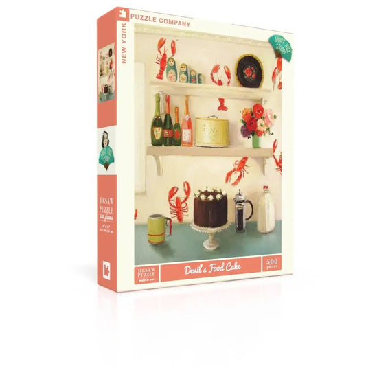 Jigsaw Puzzle - Devil’s Food Cake by Janet Hill - 500 Piece - New York Puzzle Company