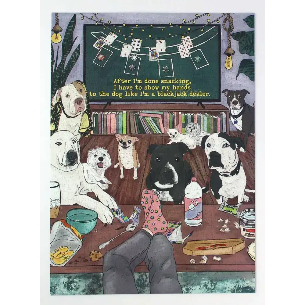 Jigsaw Puzzle - Dogs - After I’m Done Snacking - ellembee gift