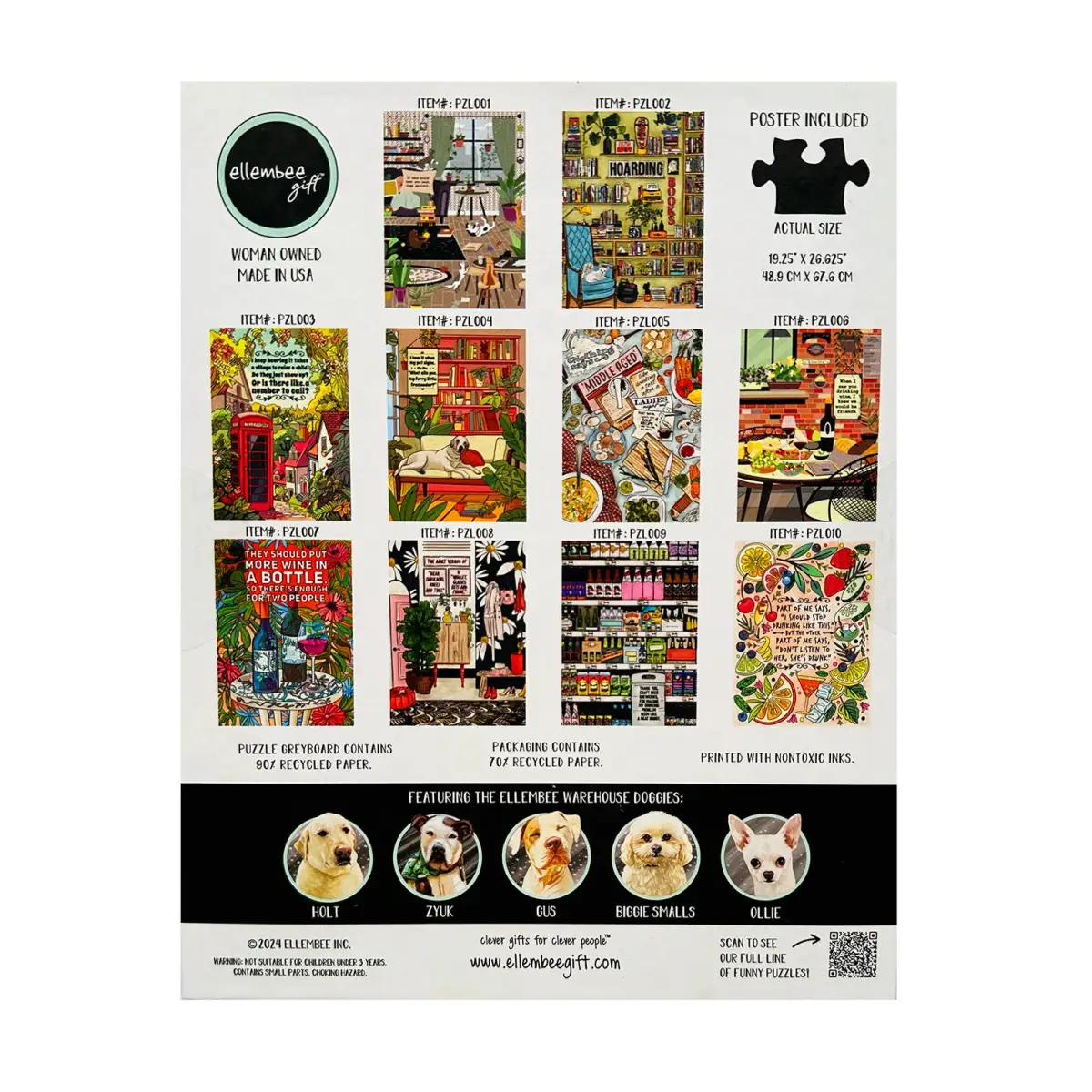 Jigsaw Puzzle - Dogs - After I’m Done Snacking - ellembee gift