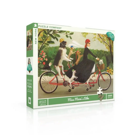Jigsaw Puzzle - Miss Moon’s Bike - 1000 Piece - New York Puzzle Company