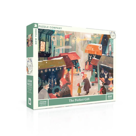 Jigsaw Puzzle - The Perfect Gift - 500 Piece - Christmas - Adelina Lirius - New York Puzzle Company