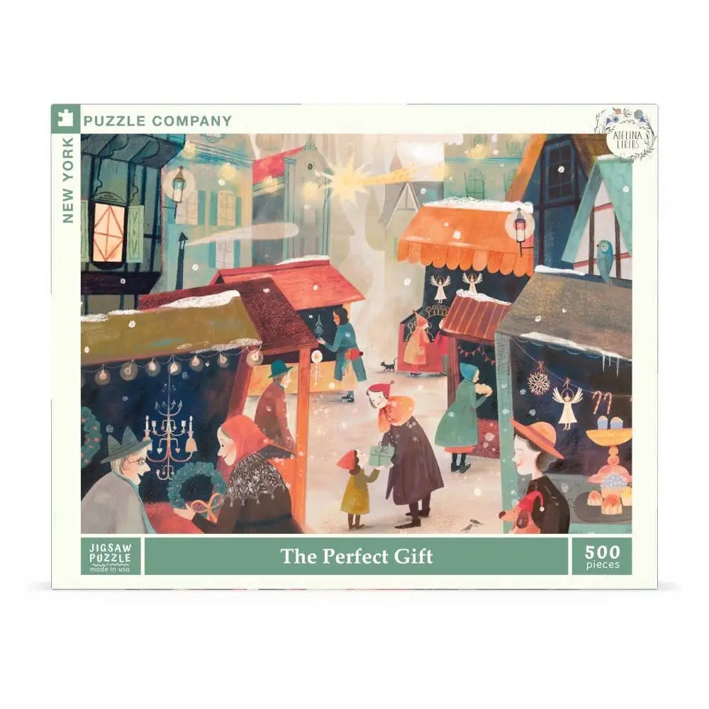 Jigsaw Puzzle - The Perfect Gift - 500 Piece - Christmas - Adelina Lirius - New York Puzzle Company