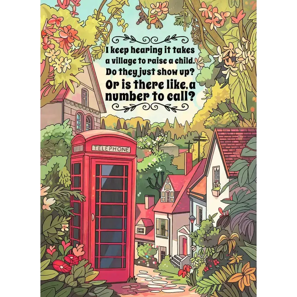 Jigsaw Puzzle - It Takes a Village - 1000 piece - ellembee gift