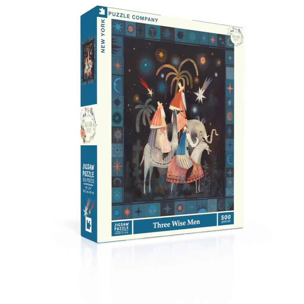 Jigsaw Puzzle - Three Wise Men by Adelina Lirius - 500 Piece - New York Puzzle Company