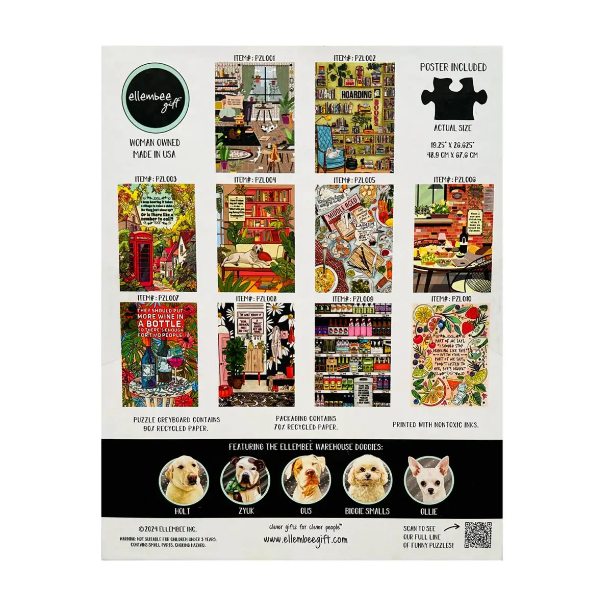 Jigsaw Puzzle - Wallet Glasses Keys Phone - 1000 piece - ellembee gift
