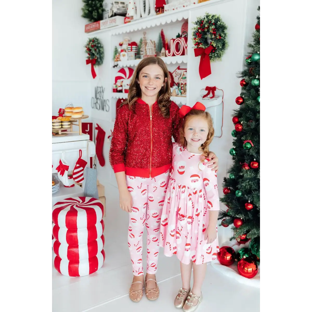 Pocket Twirl Dress - Jingle Bells for Santa - Christmas - Mila & Rose ®