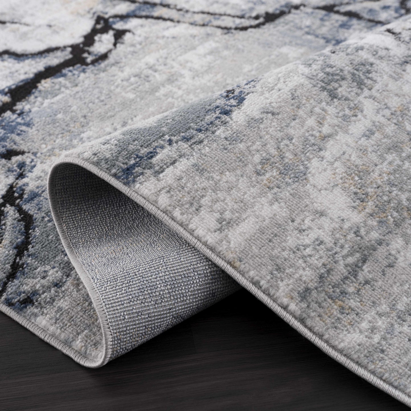 Fremantle Gray Marble Rug - Boutique Rugs