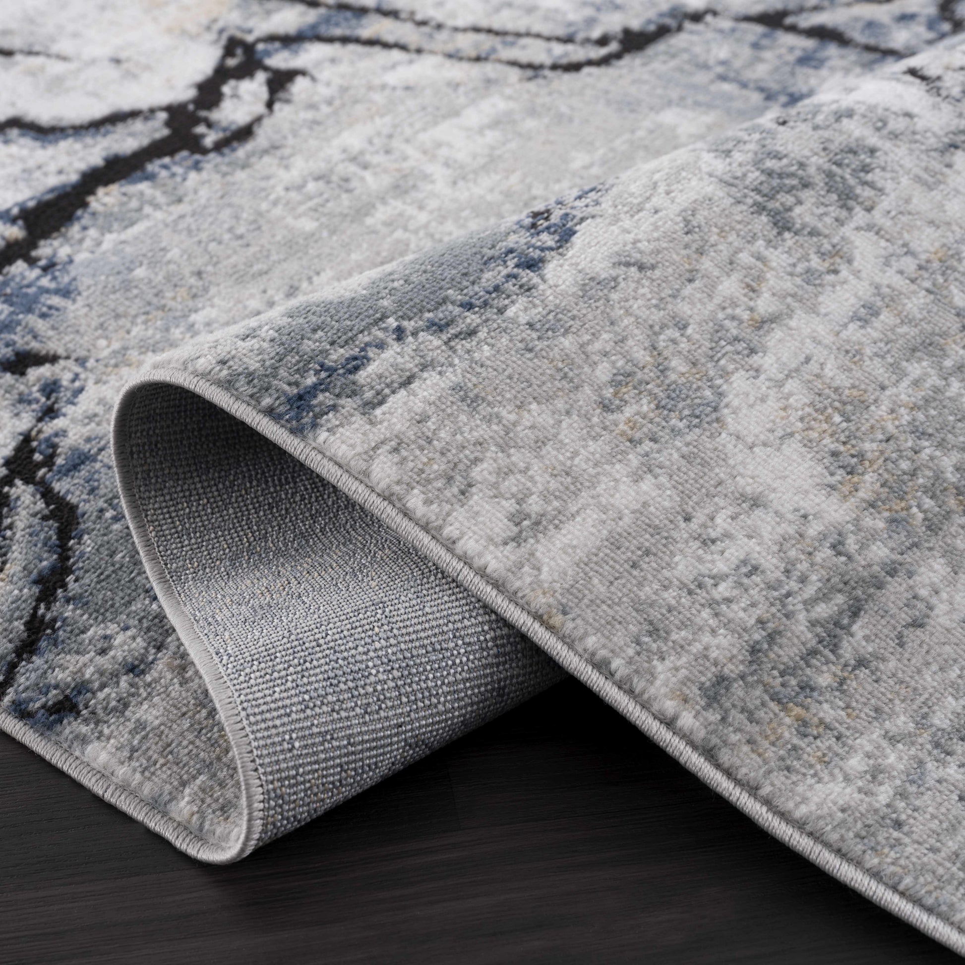 Fremantle Gray Marble Rug - Boutique Rugs